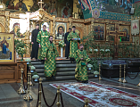 В канун праздника Святой Троицы Преосвященнейший епископ Симон совершил всенощное бдение в Покровском кафедральном соборе г. Шахты