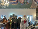 В праздник Крещения Господня в храме Вознесения Господня молились военнослужащие 150-й дивизии