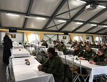 Воинскую часть 15272 ОБМО 150-й мотострелковой дивизии с пастырским визитом посетил иеромонах Николай (Наметышев)