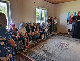 В храме апостола Андрея Первозванного прошло очередное занятие библейской группы 