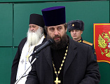 Благочинный приходов Нижнедонского округа поздравил юнармейцев с принятием присяги