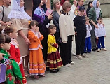 В Миллеровском юрте провели старинный казачий обряд для детей «посажение на коня».