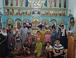 Учащиеся воскресной школы Свято-Пантелеимоновского храма г. Миллерово посетили Покровский храм в слободе Никольская