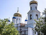 В Донецкое Успенское архиерейское подворье ст. Гундоровской принесены святыни, с которыми будет совершен водный крестный ход, посвященный 10-летию образования Шахтинской епархии