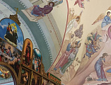 Окончен первый этап росписи подкупольной части храма храма Вознесения Господня сл. Красюковской