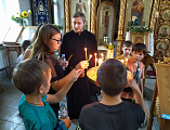 В Донском храме Новошахтинска встретили детей из Северонецка