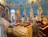 В храме Владимирской иконы Божией Матери х. Можаевка состоялось соборное богослужение духовенства