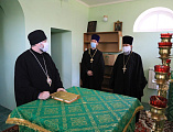 Преосвященнейший епископ Симон с архипастырским визитом посетил приходы Верхнего Дона