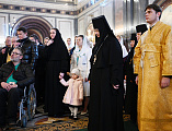 В одиннадцатую годовщину интронизации Святейшего Патриарха Кирилла Преосвященнейший епископ Симон сослужил Предстоятелю Русской Церкви в Храме Христа Спасителя