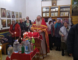 В храме мученицы Татианы при ДонГАУ Нижнедонского благочиния поселка Персиановский иеромонах Николай (Наметышев) совершил Божественную литургию в день памяти Мученицы Татианы и с нею в Риме пострадавших