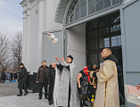 Приход храма Успения Пресвятой Богородицы станицы Гундоровской молитвенно встретил праздник Крещения Господня