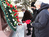 Протоиерей Сергий Яценко принял участие в памятных мероприятиях в честь 78- ой годовщины освобождения Октябрьского района от немецко-фашистских захватчиков