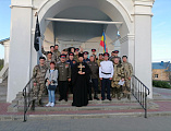 Традиционная встреча и приведение к присяге казаков станицы Мало-Несветаевской