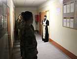 Иерей Евгений Осяк провел беседу с военнослужащими в/ч 3433