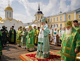 В день памяти преподобного Сергия Радонежского Преосвященнейший епископ Симон сослужил Предстоятелю Русской Церкви в Троице-Сергиевой Лавре