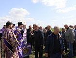 Преосвященнейший епископ Симон вместе с фермерами Верхнего Дона помолился о благополучии урожая в полях
