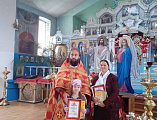 В храме Архистратига Михаила пос. Каменоломни Октябрьского района для детей церковно-приходской воскресной школы «Благовест» прошло праздничное мероприятие, посвященное Пасхе Господней