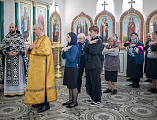 Преосвященнейший епископ Симон совершил Литургию Преждеосвященных Даров в храме святого благоверного князя Александра Невского города Шахты