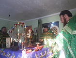 Престольный праздник в молитвенном доме в честь преподобного Серафима Саровского хут. Александровский отметили соборным богослужением