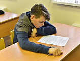 В здании воскресной школы прихода Всех святых, в земле Русской просиявших, прошел второй тур Кирилло-Мефодиевской олимпиады по Священной истории и Закону Божьему