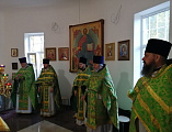 В день памяти святого преподобного Сергия Радонежского в храме святой великомученицы Варвары г. Гуково была совершена соборная Божественная литургия