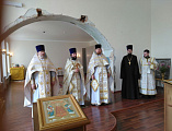Праздничным богослужением отметили престольный праздник домового храма апостола Иоанна Богослова при Институте сферы обслуживания и предпринимательства (филиала) ДГТУ г. Шахты