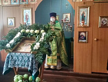 В храме преподобного Серафима Саровского пос. Отрадный Багаевского района отметили престольный праздник