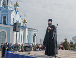 В прощеное воскресенье на Соборной площади города Шахты состоялись народные гуляния, посвященные Масленице
