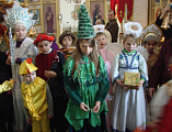 В Никольском храме пос. Аютинский прошел праздник, посвященный Рождеству Христову