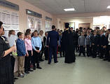 Учащие и учащиеся приняли участие в освящении школы № 14 в г. Шахты
