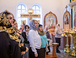 Престольный праздник в храме святого благоверного князя Александра Невского города Шахты