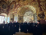Преосвященнейший епископ Симон возглавил паломничество из Шахтинской епархии в Свято-Троицкую Сергиеву Лавру