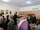 Молебен в Донском храме совместно с членами Всероссийского общества слепых города Новошахтинска