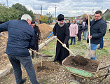 Преосвященнейший епископ Симон принял участие в акции древонасаждения «Сохраним лес» в Кашарском районе
