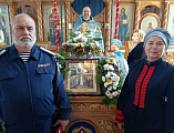 Праздник Покрова Пресвятой Богородицы в казачьем храме в честь Донской иконы Божией Матери