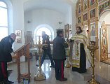 Память погибших в расказачивании казаков почтили в Троицком Архиерейском подворье хутора Ягодинка