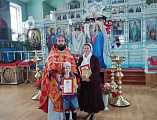 В храме Архистратига Михаила пос. Каменоломни Октябрьского района для детей церковно-приходской воскресной школы «Благовест» прошло праздничное мероприятие, посвященное Пасхе Господней