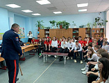 Иеромонах Димитрий (Яроцкий) принял участие в открытом уроке, посвященном героям Великой Отечественной войны