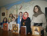 В воскресной школе при храме Державной иконы Божией Матери г. Донецка состоялось занятие на тему «Сотворение мира»