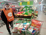 В Донецке прошел месячник «Корзина доброты» в рамках Всероссийской акции «Корзина доброты» по программе сбора продуктов и прочих товаров Фонда продовольствия «Русь»