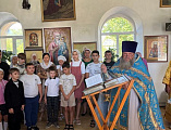 В храме святителя Тихона Задонского посёлка Тарасовский совершили молебен перед началом учебного года