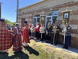 Соборное богослужение в храме Святого Духа хутора Грачев