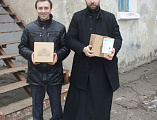 В хоспис пос. Таловый принесли весть о Рожденном Христе