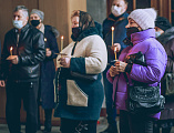 В день освобождения г. Шахты от немецко-фашистских захватчиков в Покровском кафедральном соборе совершена панихида по погибшим воинам и мирным жителям военного времени