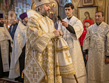 Преосвященнейший епископ Симон совершил Великую рождественскую вечерню