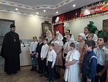 В воскресной школе «Красное солнышко» при храме Иоанна Предтечи станицы Боковской состоялся рождественский концерт