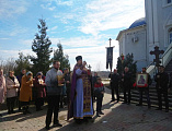 В Донском храме богоспасаемого града Новошахтинска прошел крестный ход